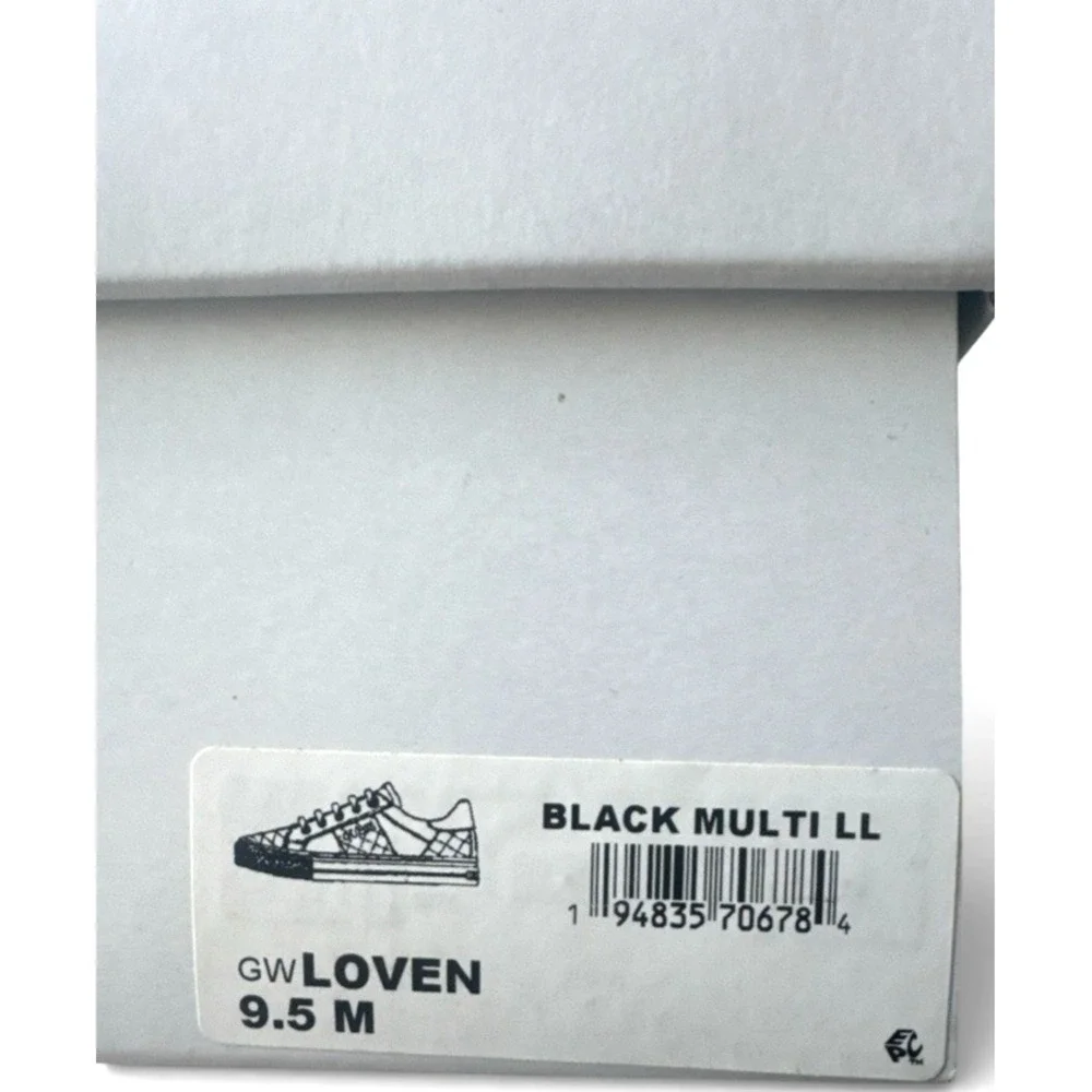 Guess Womens GW Loven Empty Shoe Box 9.5M‎ Black/Multi